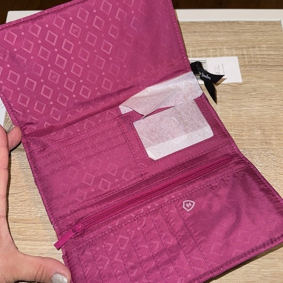 Vera Bradley crossbody Wallet purse slim NEW Kauai floral NWT - Picture 4 of 7